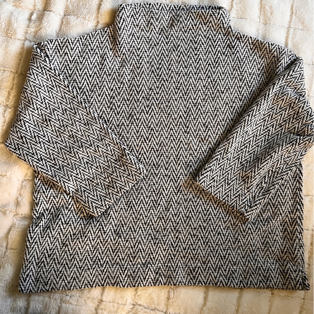 Rafaella Chenille Funnel Neck Sweater